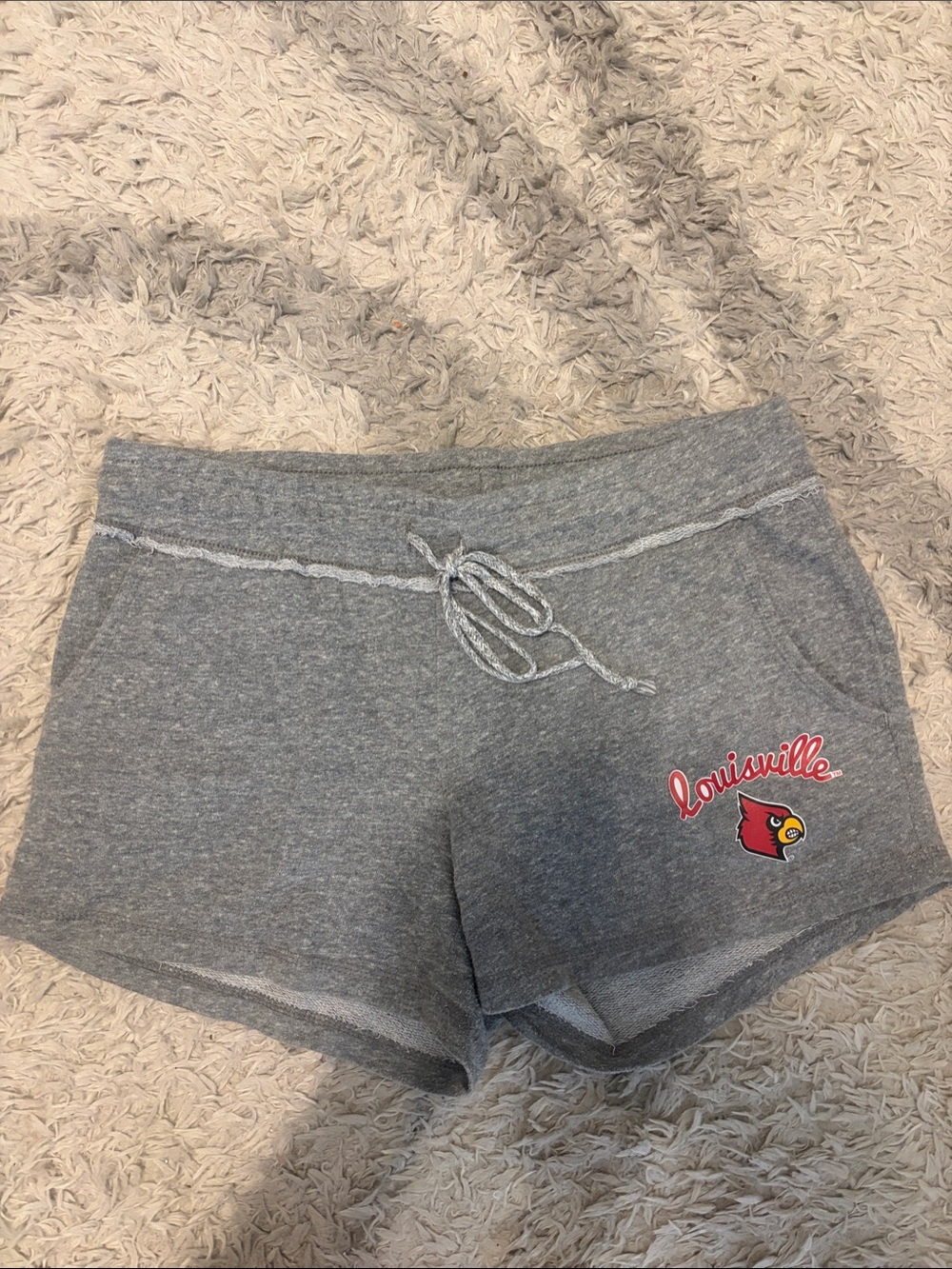 Gray Louisville Women's Lounge Shorts